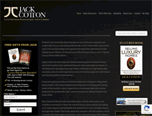 Tablet Screenshot of jackcotton.com